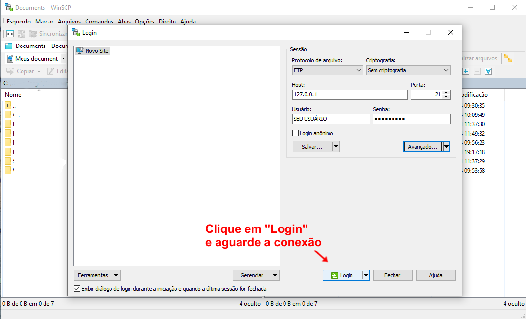 Config WinSCP
